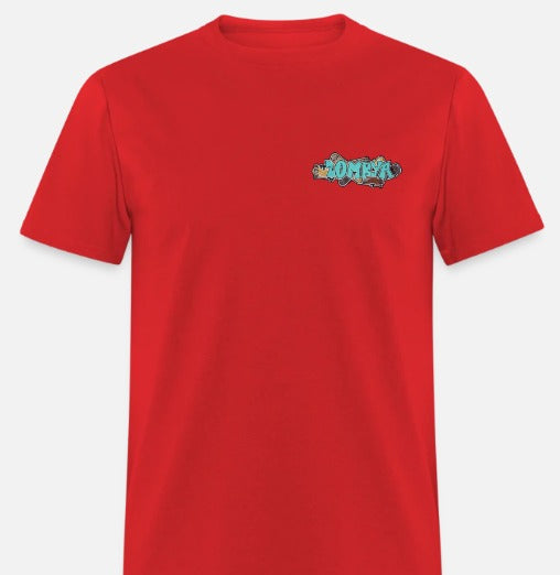 T-shirt zombya design planche a roulette