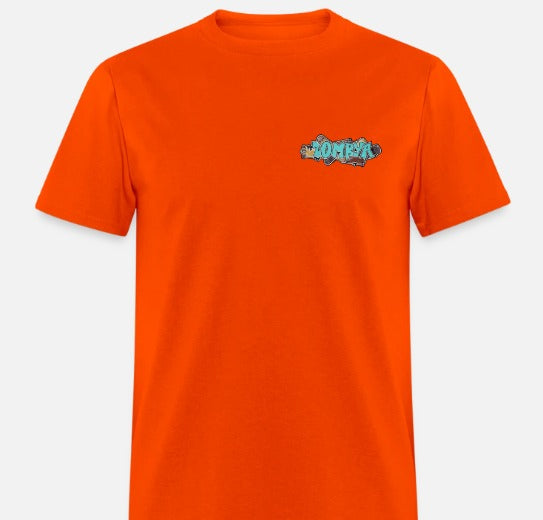 T-shirt zombya design planche a roulette