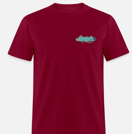 T-shirt zombya design planche a roulette