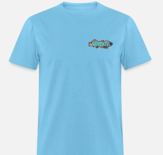 T-shirt zombya design planche a roulette