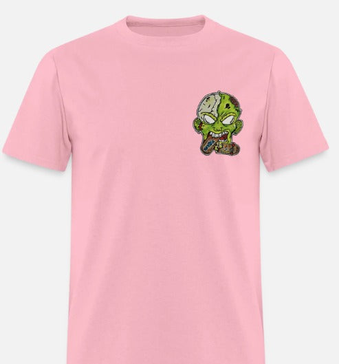 T-shirt zombie qui mange un skate