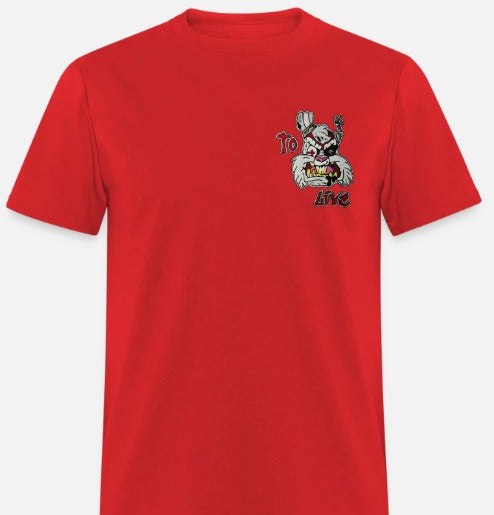 T-shirt lapin avec design to live enfant