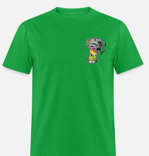 T-shirt main zombie multicolore