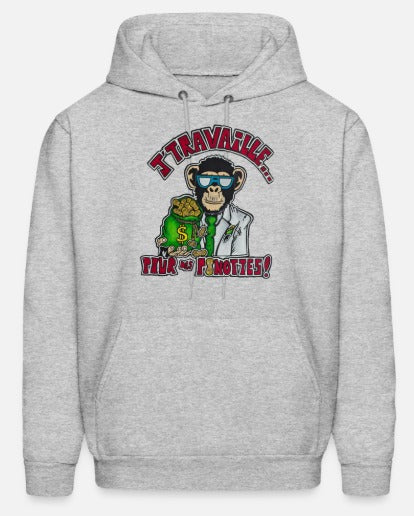 Hoodies J'travaille pour des peanuts