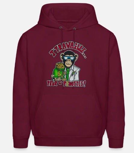 Hoodies J'travaille pour des peanuts