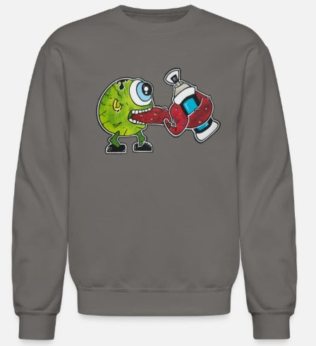 Crewneck enfant Monstre œil vert