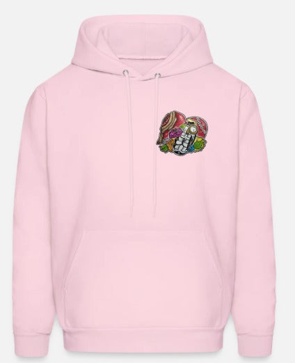 Hoodies cœur grenade