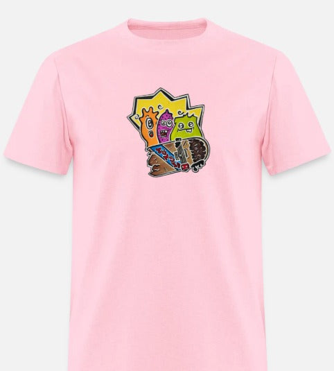 T-shirt Monstre good vibes