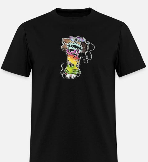 T-shirt enfant Main zombie multicolore