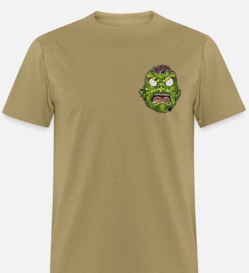T-shirt tête de zombie