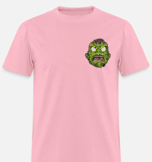 T-shirt tête de zombie