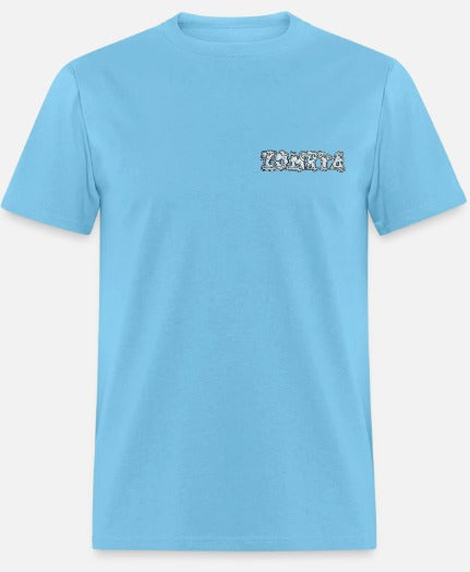 T-shirt zombya design glace