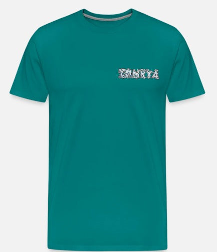 T-shirt zombya design glace