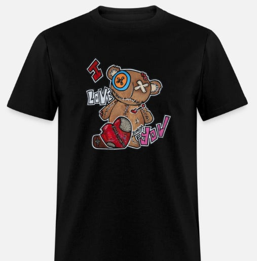 T-shirt pour tout-petits ours I love you