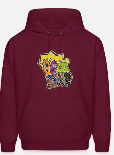 Hoodies Monstre good vibes