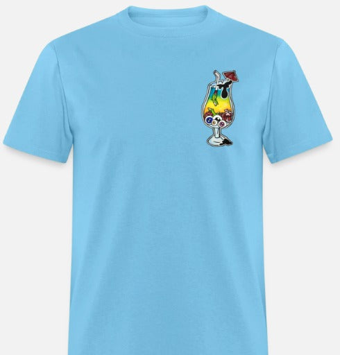 T-shirt verre cocktail