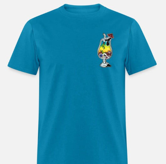 T-shirt verre cocktail