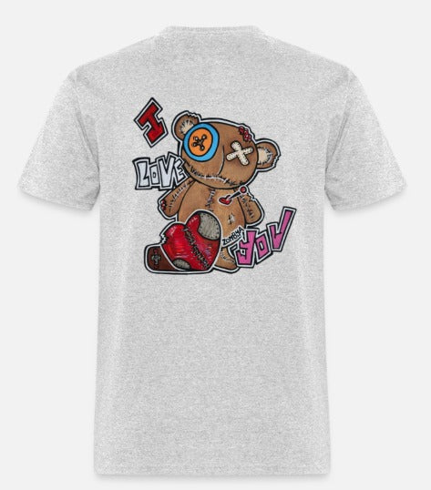 T shirt back ours I love you