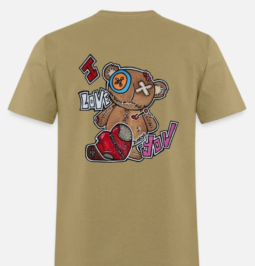 T shirt back ours I love you
