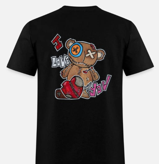T-shirt pour tout-petit back ours I love you