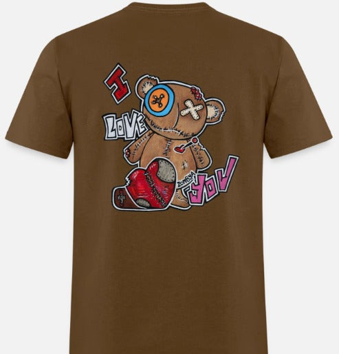 T shirt back ours I love you