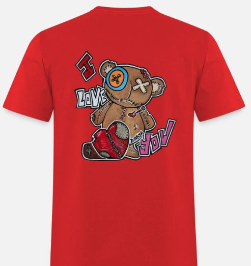 T-shirt pour tout-petit back ours I love you