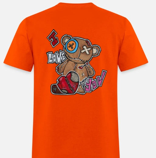 T shirt back ours I love you