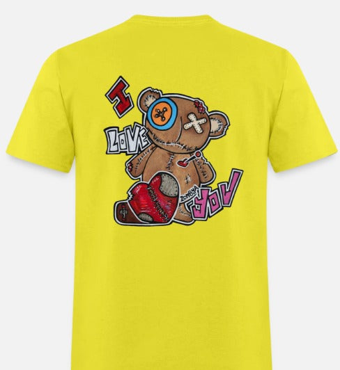 T shirt back ours I love you