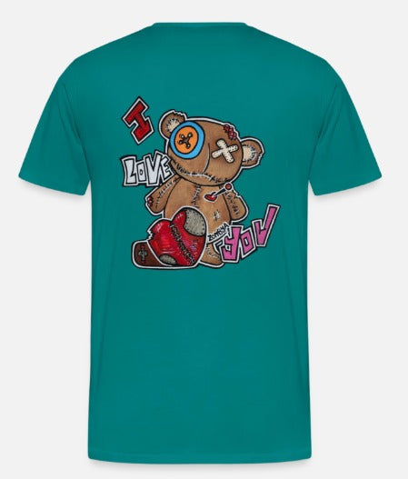 T shirt back ours I love you