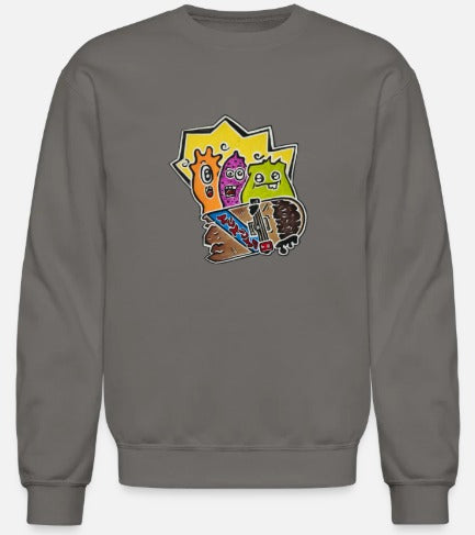 Crewneck enfant Monstre good vibes
