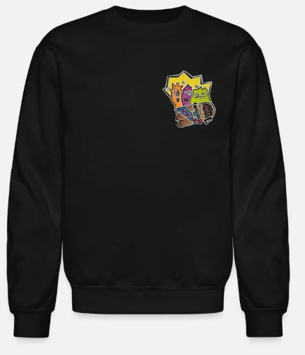 Crewneck enfant Monstre good vibes