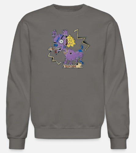 Crewneck Chien zombie