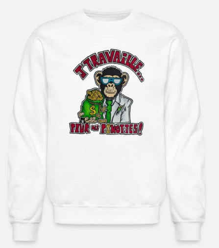 Crewneck J'travaille pour des peanuts