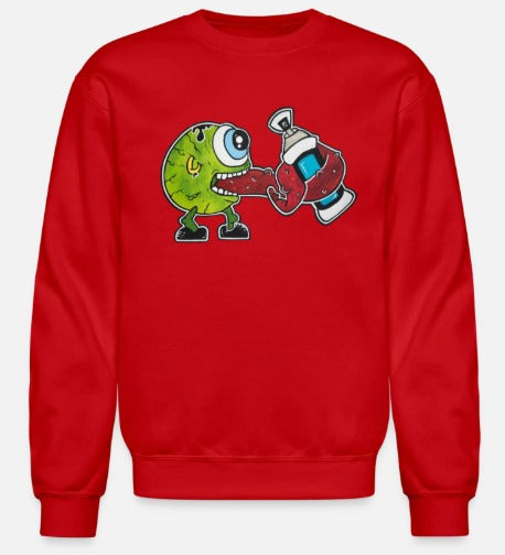Crewneck enfant monstre oeil vert