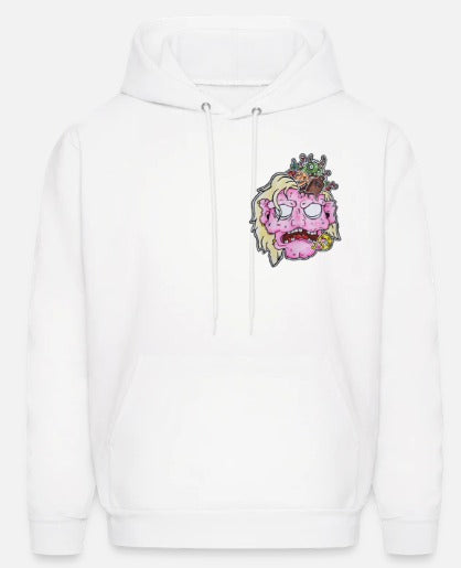 Hoodies Tête de zombie rose