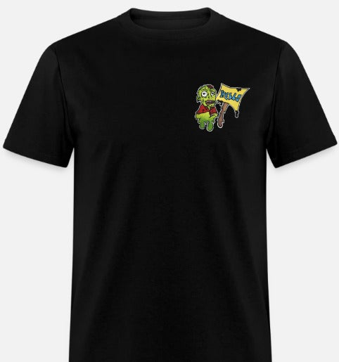 T-shirt zombie bonjour