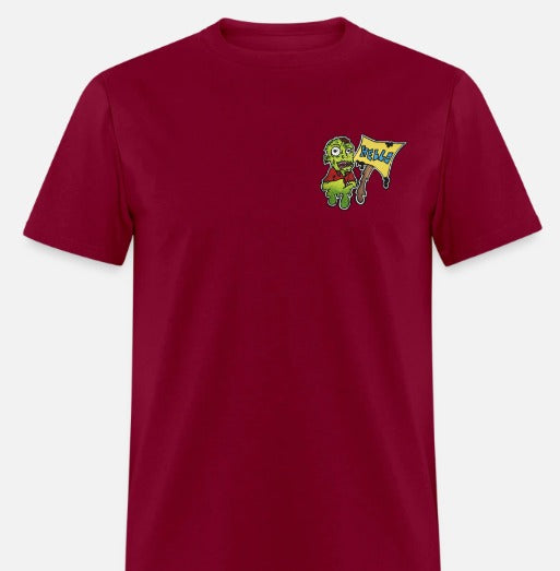 T-shirt zombie bonjour