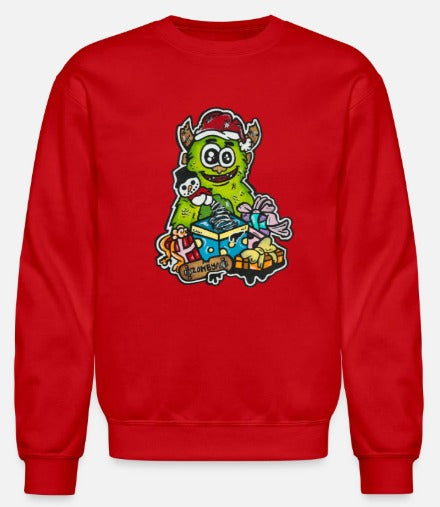 Crewneck enfant Monstre vert Noël