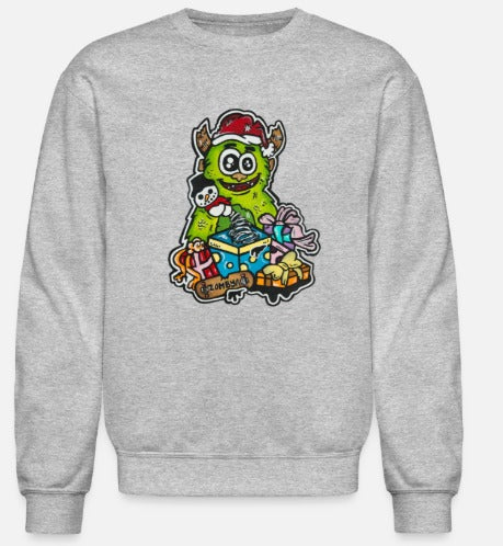Crewneck enfant Monstre vert Noël