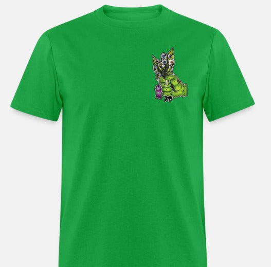 T-shirt zombie bouquet de fleur