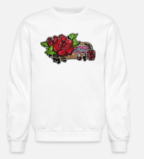 Crewneck skate fleur