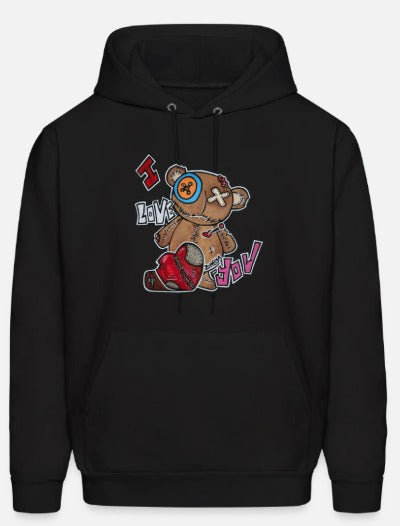 Hoodies enfant ours I love you
