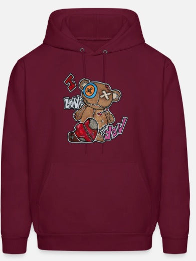 Hoodies enfant ours I love you