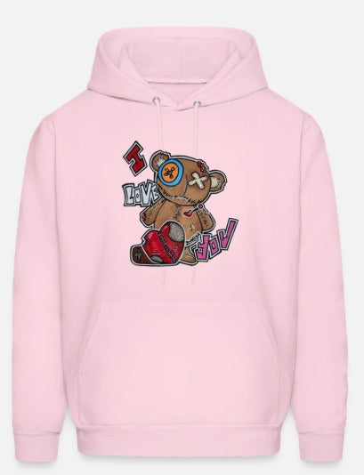 Hoodies enfant ours I love you