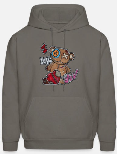 Hoodies enfant ours I love you