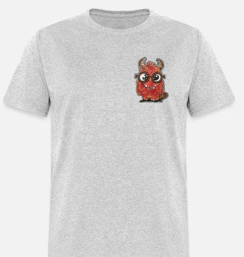 T-shirt enfant monstre rouge