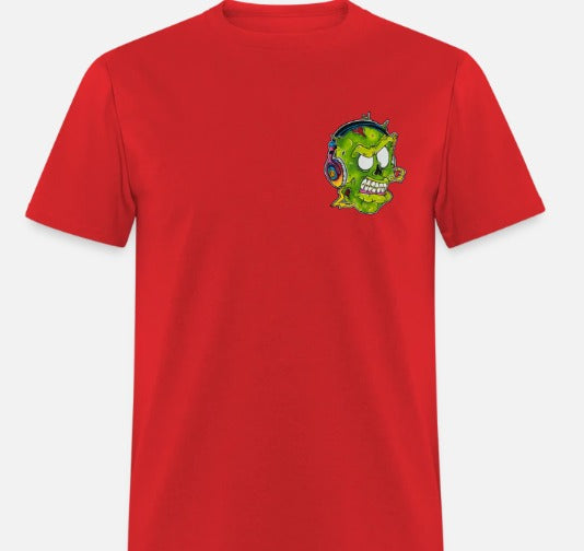T-shirt zombie écouteur