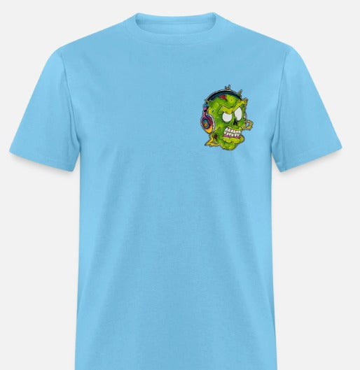 T-shirt zombie écouteur