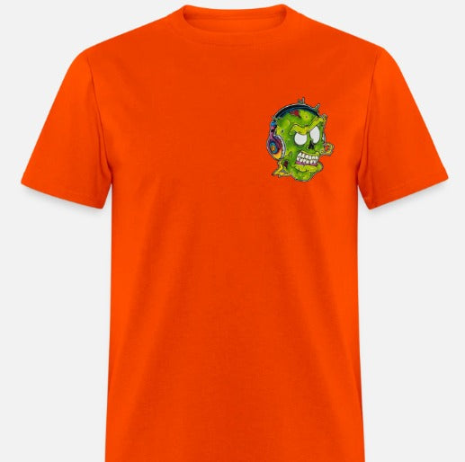 T-shirt zombie écouteur