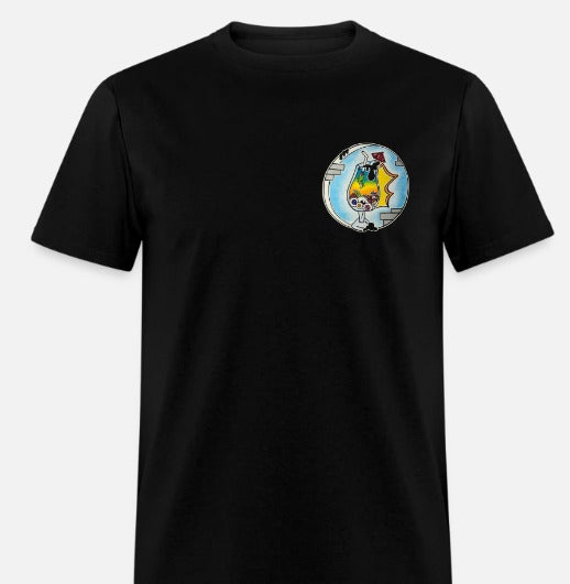 T-shirt verre cocktail rond